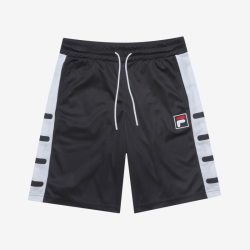 Fila Regular Fit B.B Logo Series Coloring - Naisten Shortsit - Mustat | FI-25955